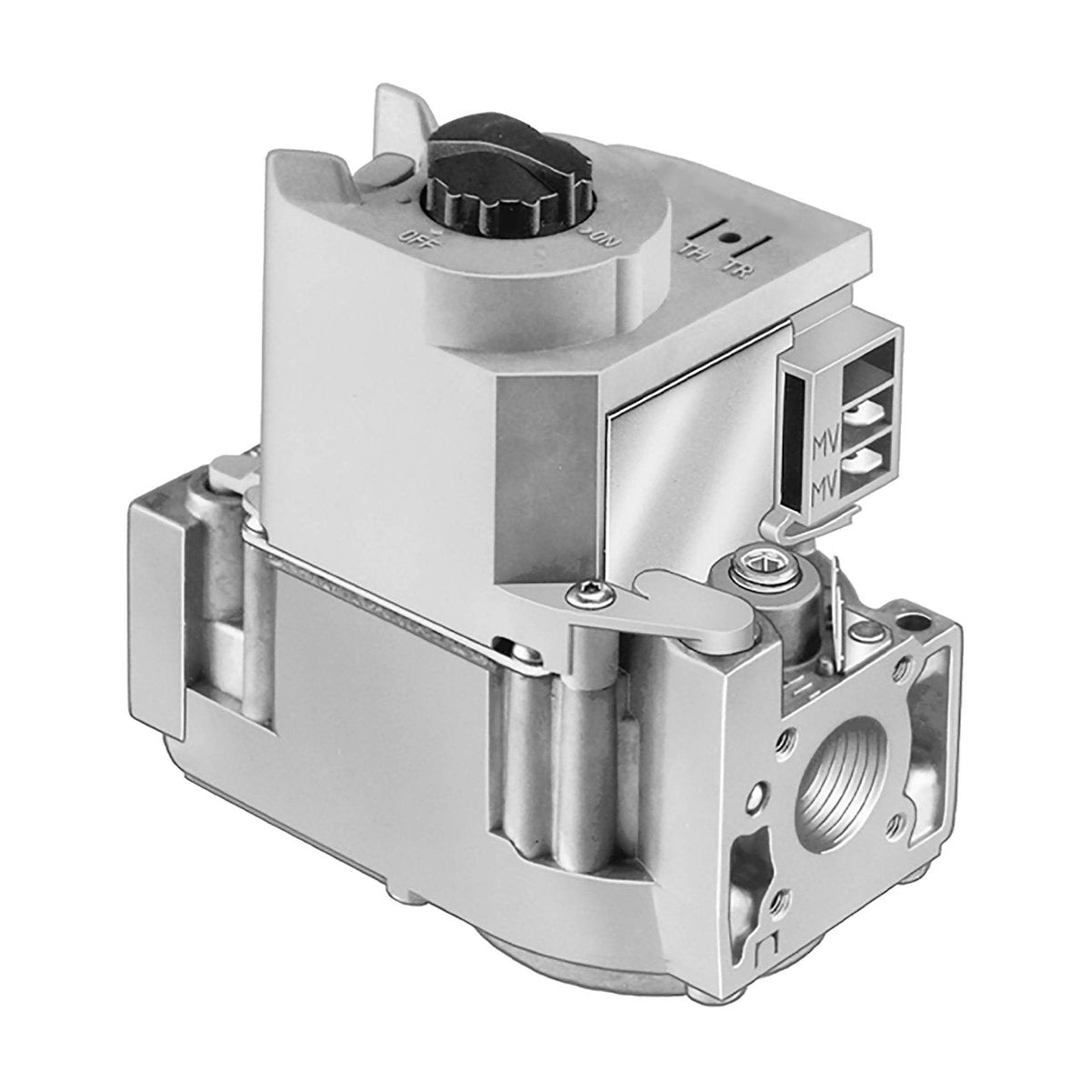 VR8205N8829T/U Direct Ignition Two Stage Gas Valve, Slow Opening, 1/2 in x 1/2 in, 1.6/3.5 in WC