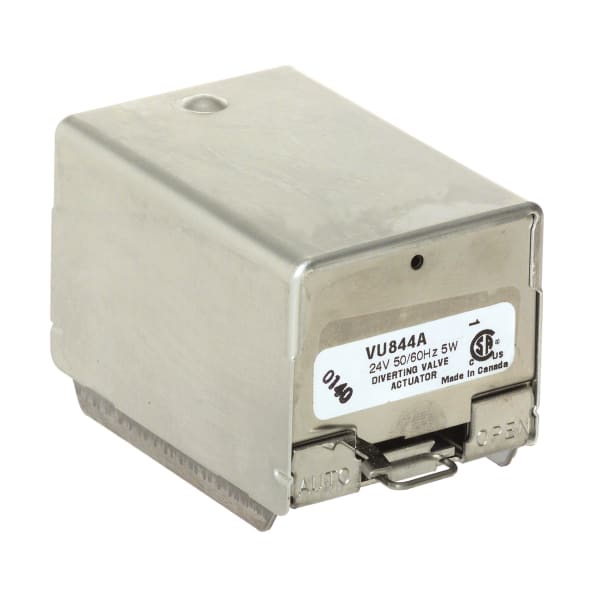 VU844A1060/U Two-Position Actuator for VU52 Normally Open and VU54 Valve Bodies, 24 V, 50/60 Hz, Nickel-Plated Motor