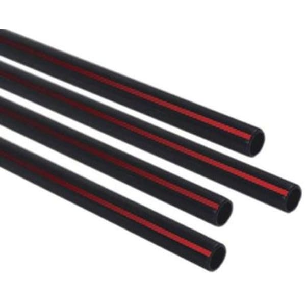 11515 1-1/2" x 20' Red Stripe on Black O2 Barrier PEX Tubing