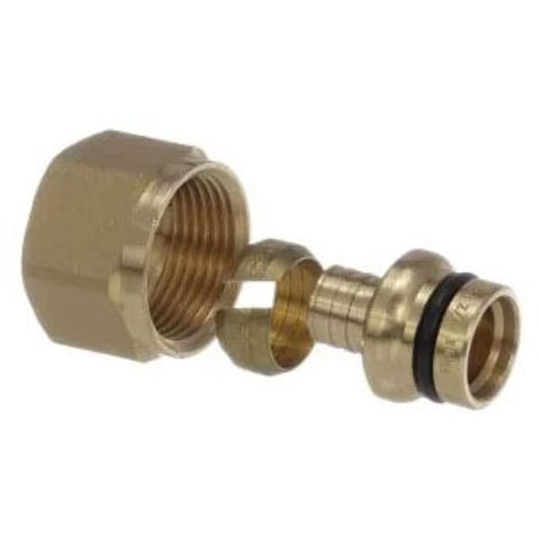 19009 1/2" x 1/2", PEX Compression x SVC, Bronze, Straight, Adapter