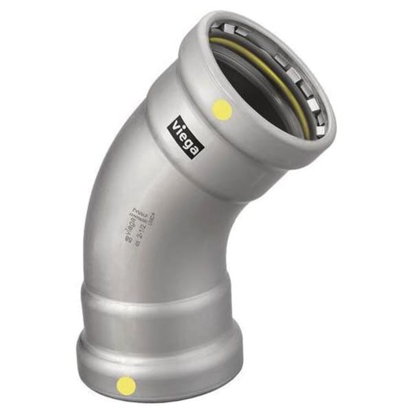 28630 2-1/2" x 2-1/2" - (P-P) - 45 Deg Elbow, MegaPress®G