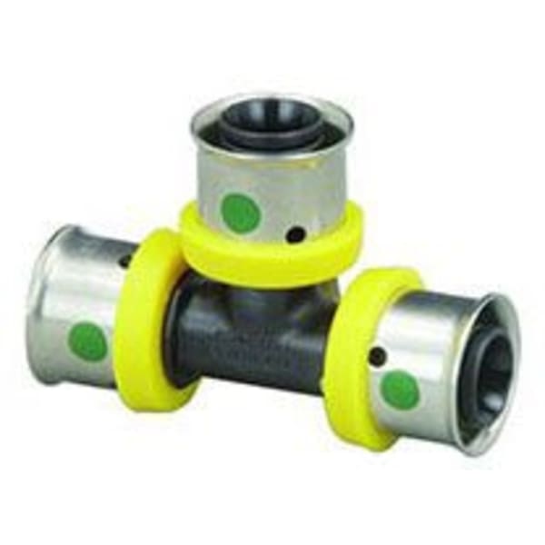 49433 3/4" x 1/2" x 1/2" PEX Reducing Tee (Press) - PureFlow® Press (Composite)