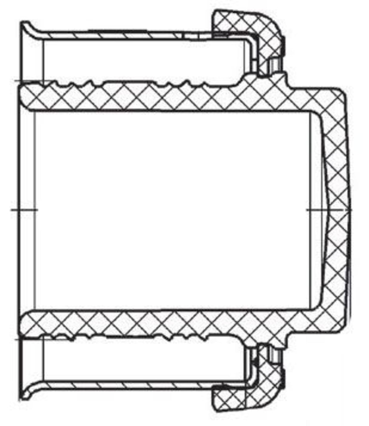 49780 1-1/2" PEX Plug (Press) - PureFlow® Press (Composite)