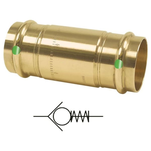 79050 1-1/4" x 1-1/4", ProPress x ProPress, 300 PSI, Lead-Free, Bronze Body, EPDM Sealing Element, In-Line, Check Valve