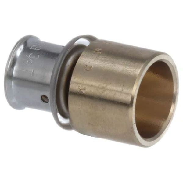 92045 3/4" x 1" PEX Sweat Adapter (Press x FTG Sweat) - PureFlow® Press (Brass)