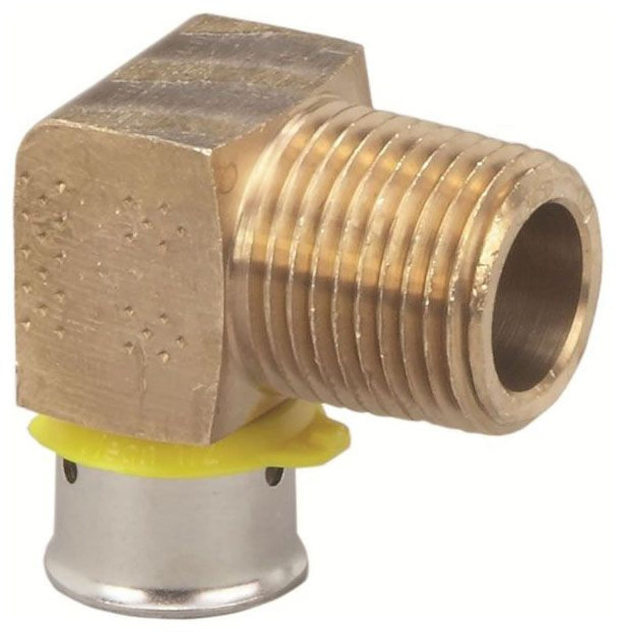 3/4" PEX 90° Elbow (Press) - PureFlow® Press (Brass) 92540