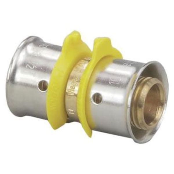 93065 1-1/4" x 1" PEX PureFlow Press Reducing Coupling (Press) - Brass
