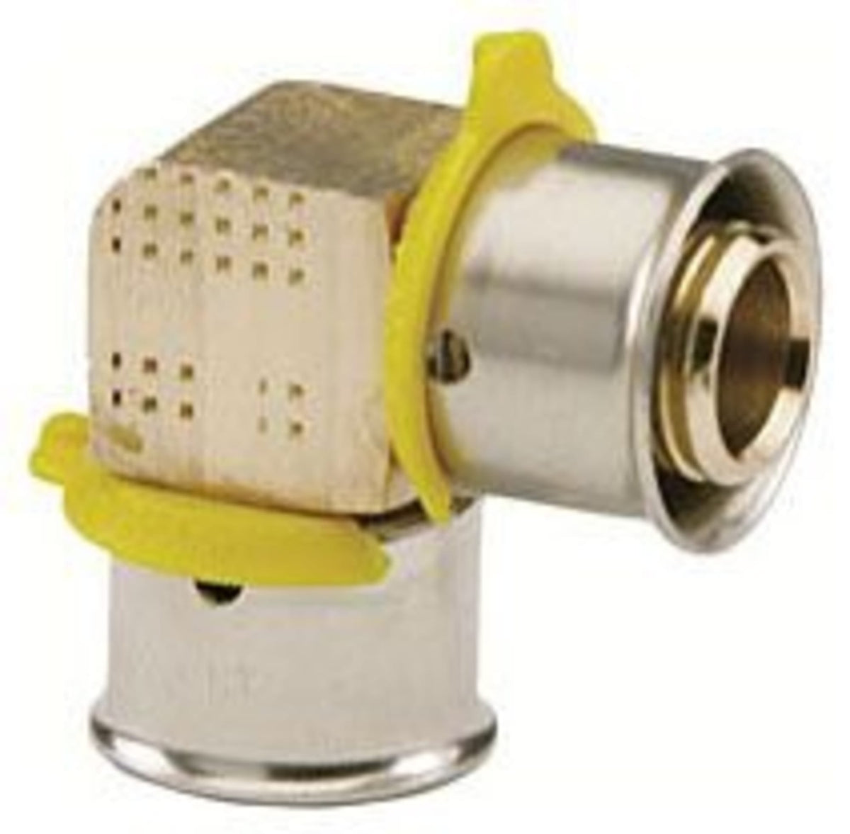 1/2" PEX 90° Elbow (Press) - PureFlow® Press (Brass) 93520