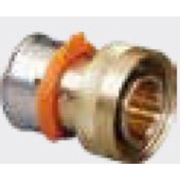 96161 1" x 1", PEX Press x ManaBloc Supply, 100/160 PSI, Lead-Free, Bronze, Straight, Adapter