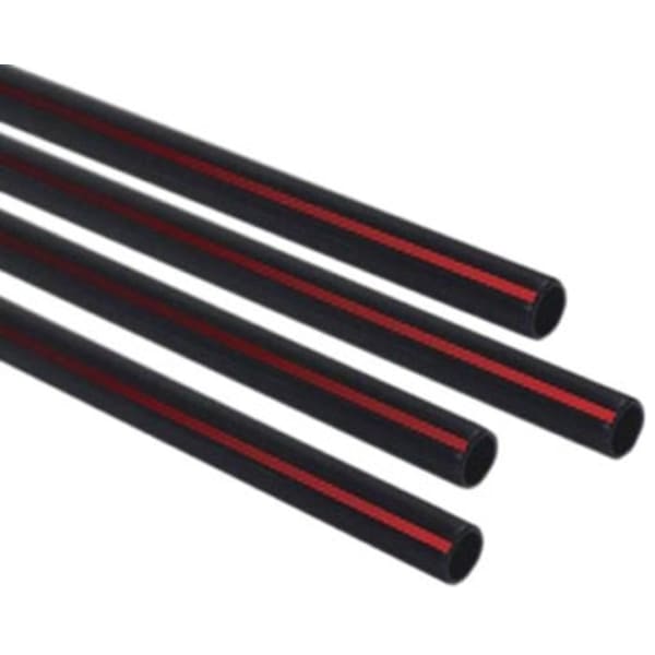 11505 1" x 20' ViegaPEX Barrier Tubing, Straight Length, Red Stripe on Black