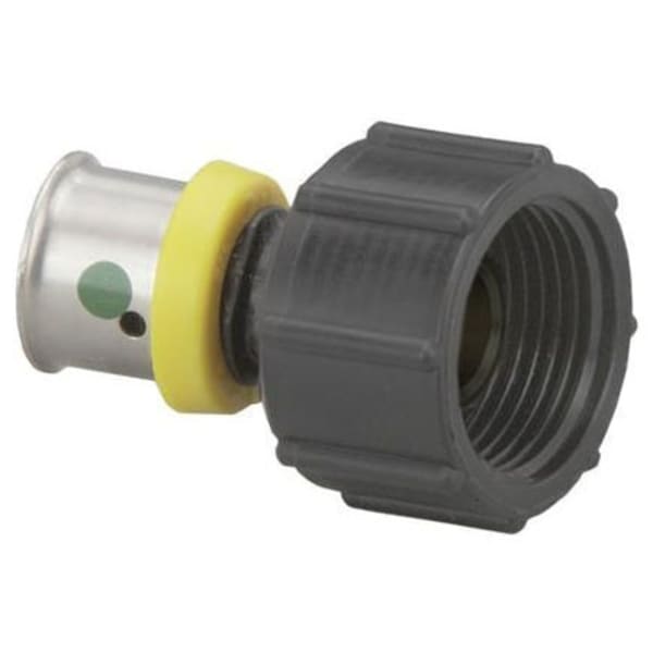 49234 1/2" PEX PureFlow Press Manifold Tee Port Adapter (Press x FIP) - Composite
