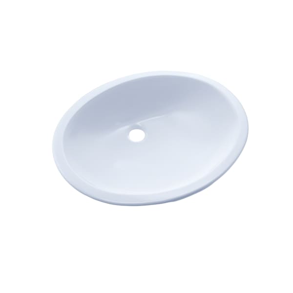 Rendezvous® Oval Undermount Bathroom Sink with CEFIONTECT, Cotton White - LT579G#01