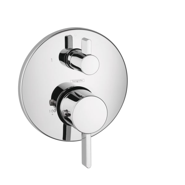 04231000 Ecostat Thermostatic Trim S with Volume Control and Diverter in Chrome