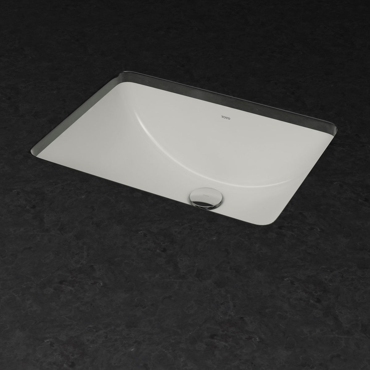 20" Rectangular Undermount Bathroom Sink with CEFIONTECT, Cotton White - LT1535G#01