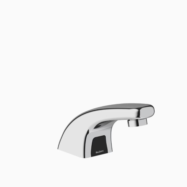 Optima® Sensor Faucet (ETF610-4-PLG-CP-0.5-GPM-MLM-FCT) Commercial Grade, ADA Compliant, Electronic, Sensor-Activated, Brass Pedestal Hand
