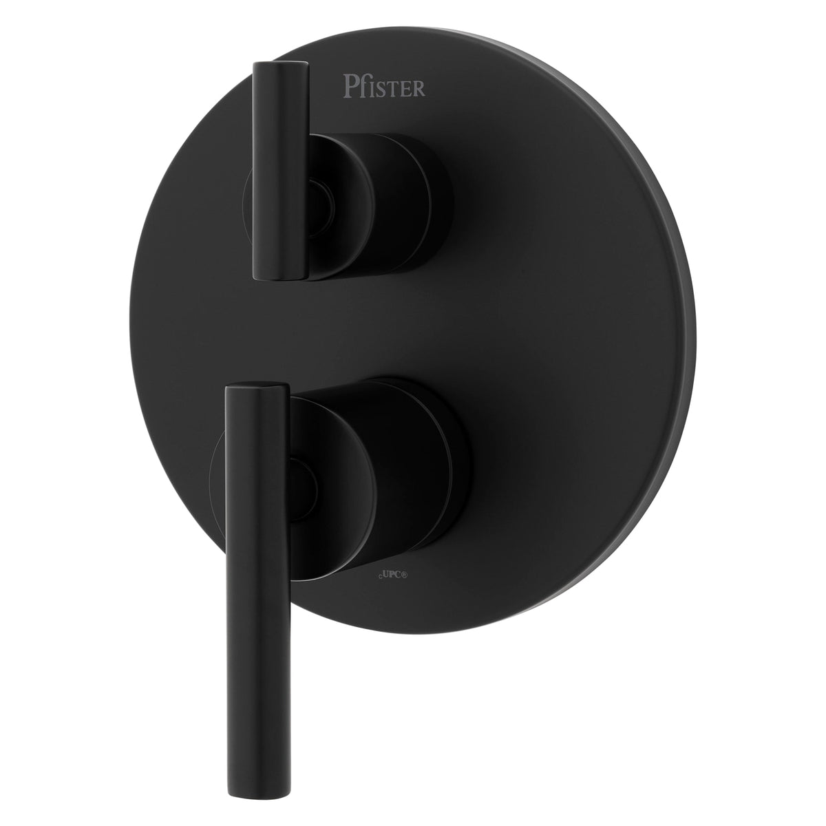 R89-SNCB Contempra Stacked Diverter Trim Kit in Matte Black