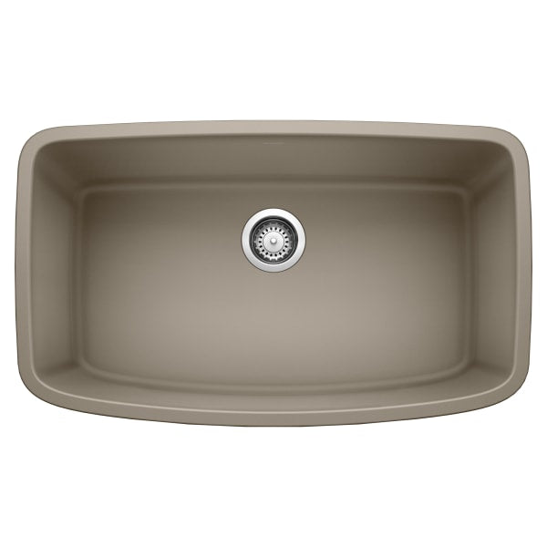 441772 Valea Super Single Bowl Kitchen Sink - Truffle