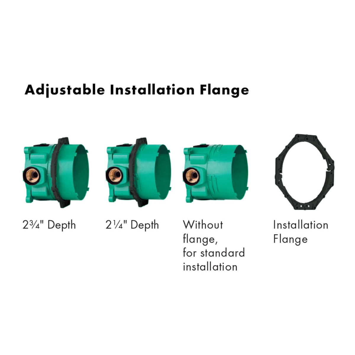 01850181 Rough, iBox Universal Plus with Service Stops, 3/4"