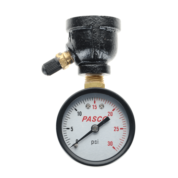 1411 Air Test Gauge Assembly 0-30# - 3/4" FPT
