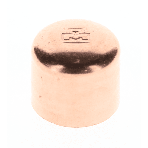 W 07006 3/8" Copper Sweat Fittings - Cap C