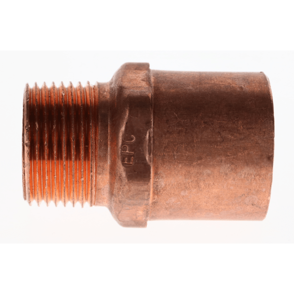 W 01446 3/4" Copper Sweat Fittings - Fitting Male Adapter Ftg x MPT