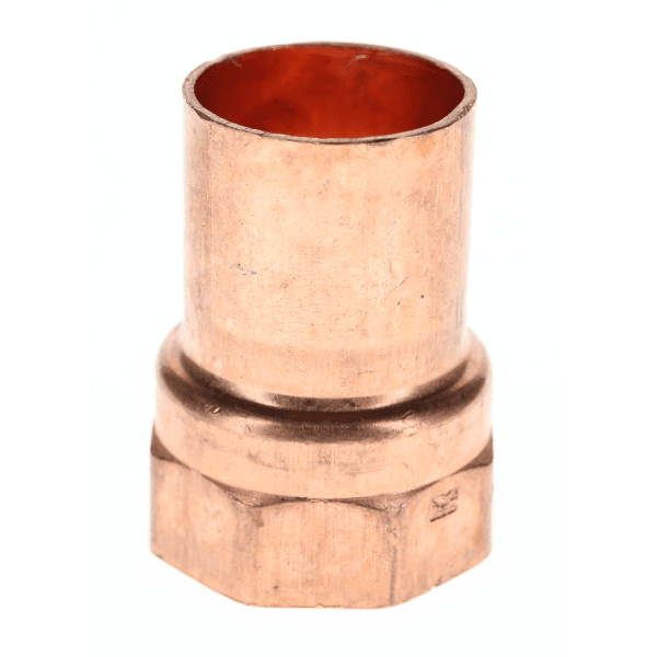 W 01271 1-1/4" Copper Sweat Fittings - Female Adapter C x FPT