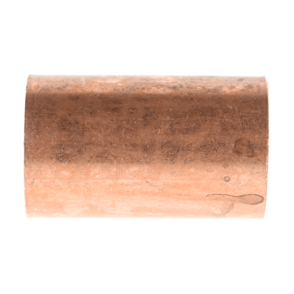 W 01034 3/4" Copper Sweat Fittings - Coupling - Rolled Stop C x C