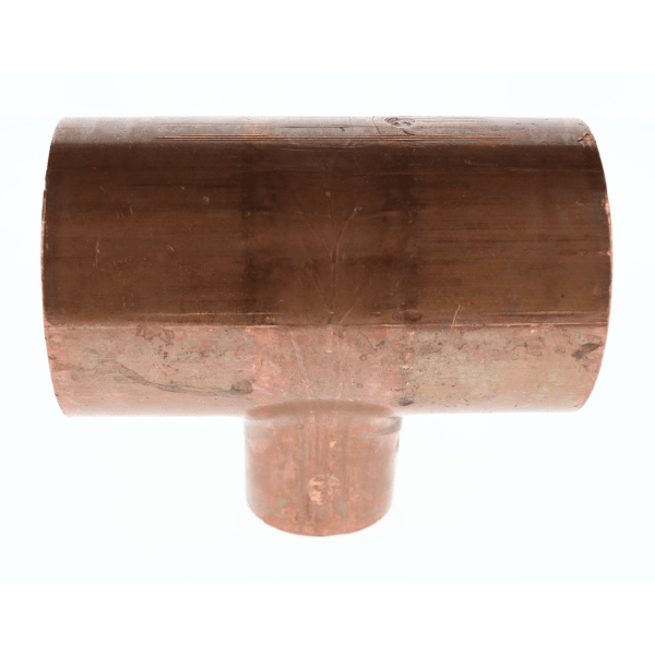 W 40128 2-1/2" x 2-1/2" x 3/4" Copper Sweat Fittings - Tee C x C x C