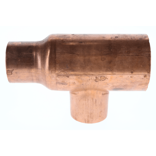 W 04091 1-1/2" x 1-1/4" x 1-1/4" Copper Sweat Fittings - Tee C x C x C
