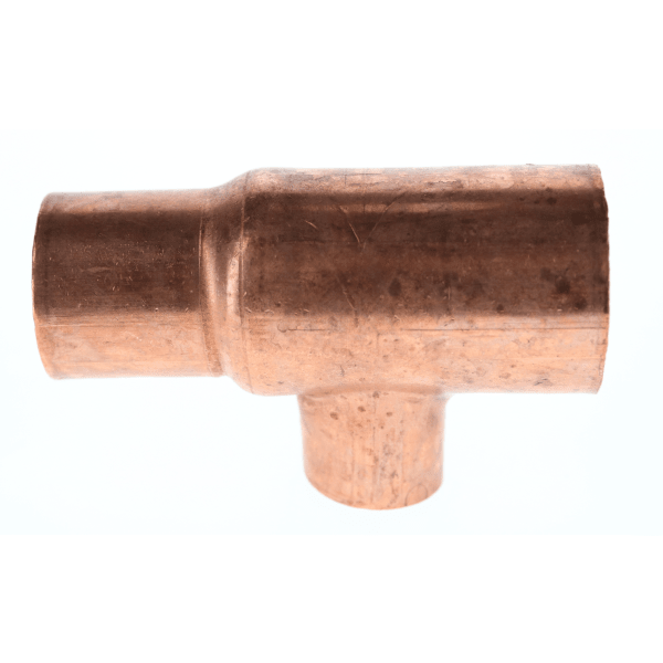 W 04097 1-1/2" x 1" x 1" Copper Sweat Fittings - Tee C x C x C