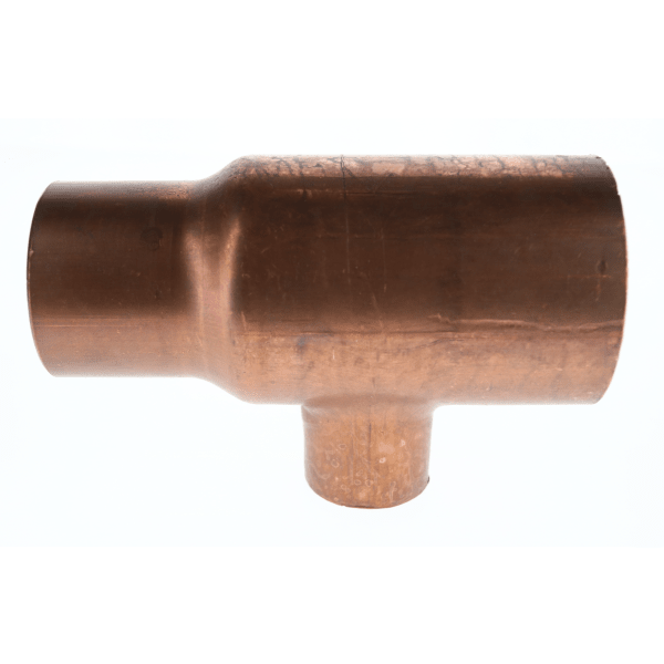 W 40243 1-1/2" x 3/4" x 1/2" Copper Sweat Fittings - Tee C x C x C