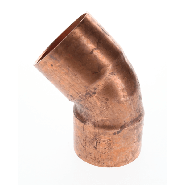 W 03055 1-1/2" Copper Sweat Fittings - 45 Degree Elbow C x C