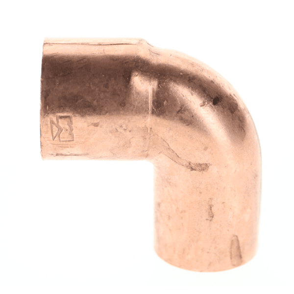 W 02321 3/8" Copper Sweat Fittings - 90 Degree Street Elbow Ftg x C