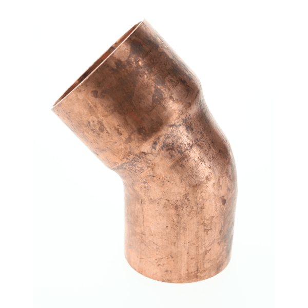 W 03355 1-1/2" Copper Sweat Fittings - 45 Degree Street Elbow Ftg x C