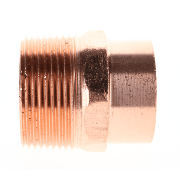 W 01179 1-1/2" Copper Sweat Fittings - Male Adapter C x MPT