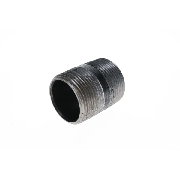 586-020 1-1/4" x 2" - Black Iron Nipple