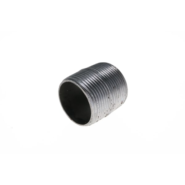 586-001 1-1/4" x Close - Black Iron Nipple
