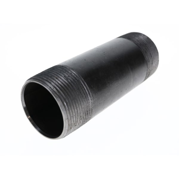 587-055 1-1/2" x 5-1/2" - Black Iron Nipple