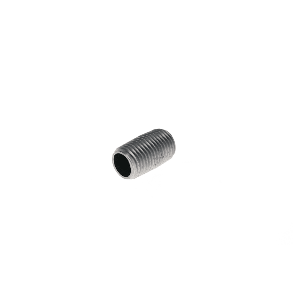 583-001 1/2" x Close - Black Iron Nipple