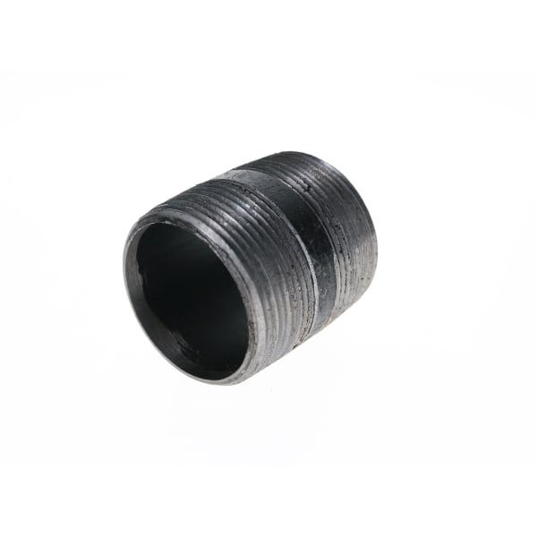 587-020 1-1/2" x 2" - Black Iron Nipple