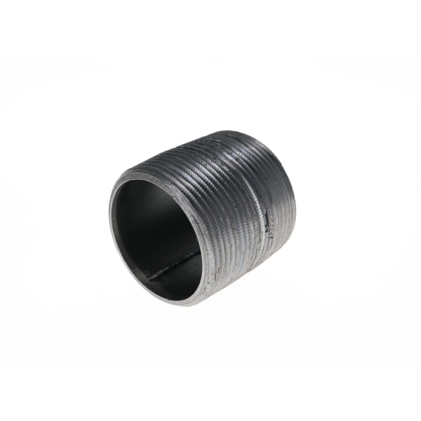 587-001 1-1/2" x Close - Black Iron Nipple