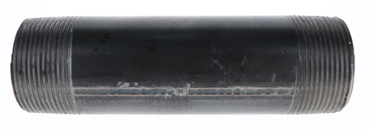 587-080 1-1/2" x 8" - Black Iron Nipple