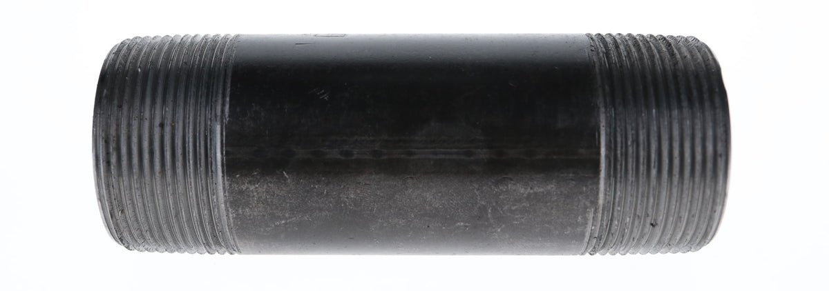 587-050 1-1/2" x 5" - Black Iron Nipple