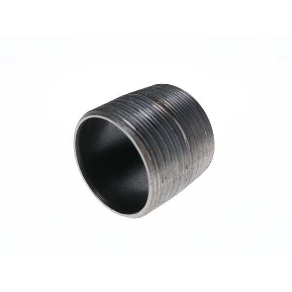 588-001 2" x Close - Black Iron Nipple