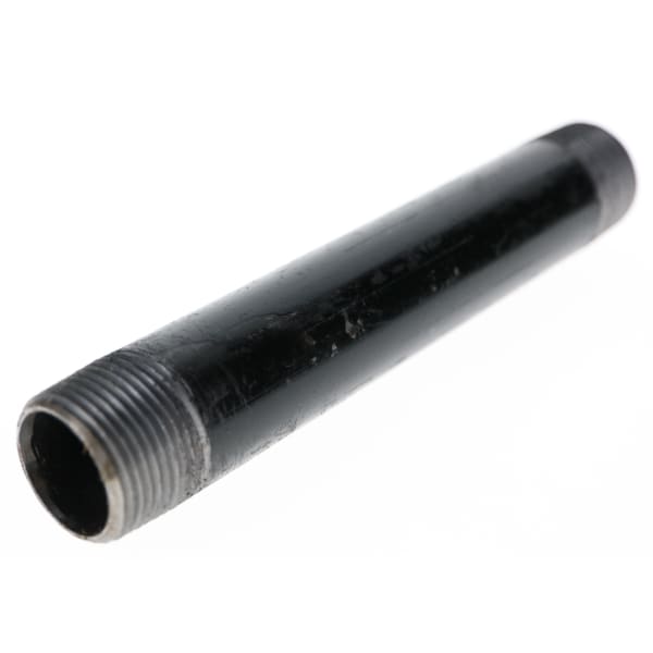 584-240HC 3/4" x 24" - Black Iron Nipple