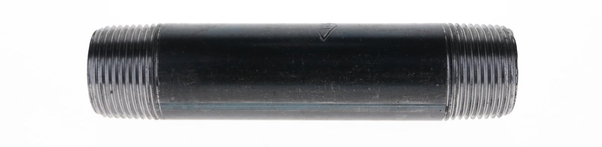 584-080 3/4" x 8" - Black Iron Nipple