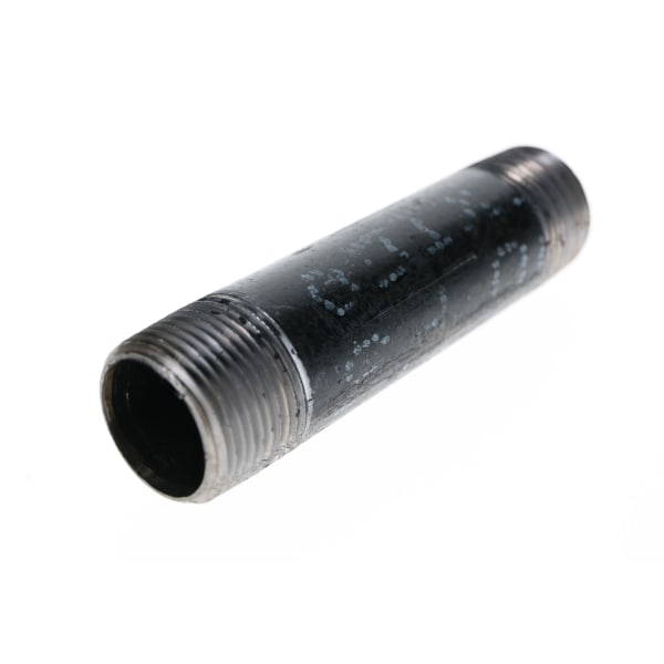585-055 1" x 5-1/2" - Black Iron Nipple