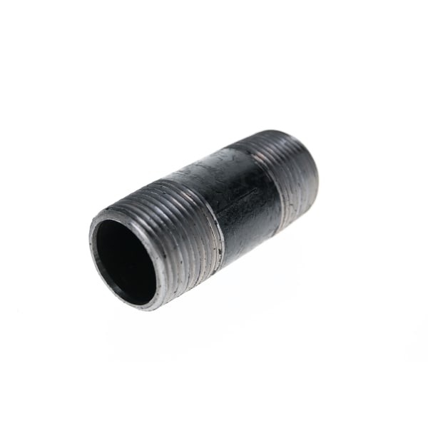 585-035 1" x 3-1/2" - Black Iron Nipple