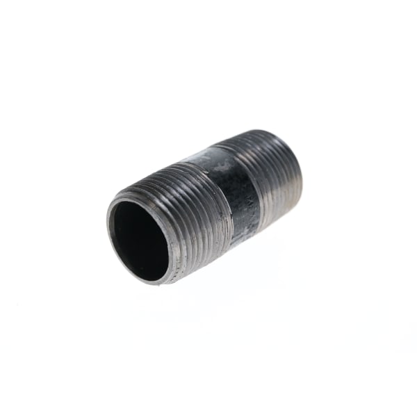 585-025 1" x 2-1/2" - Black Iron Nipple
