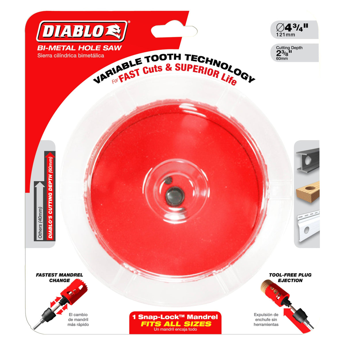 DHS4500 4-1/2" Bi-Metal Hole Saw